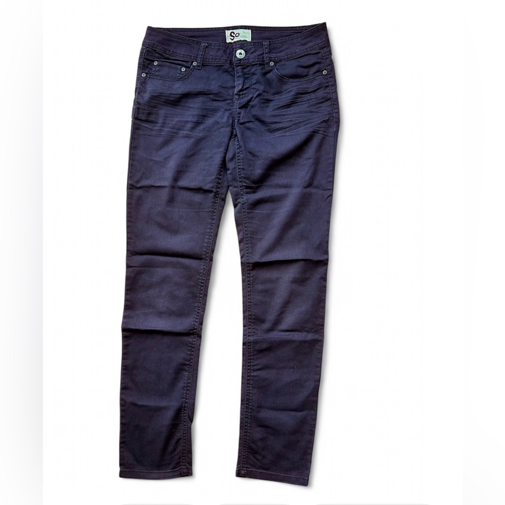 SO Deep Brown Juniors Denim Jeans